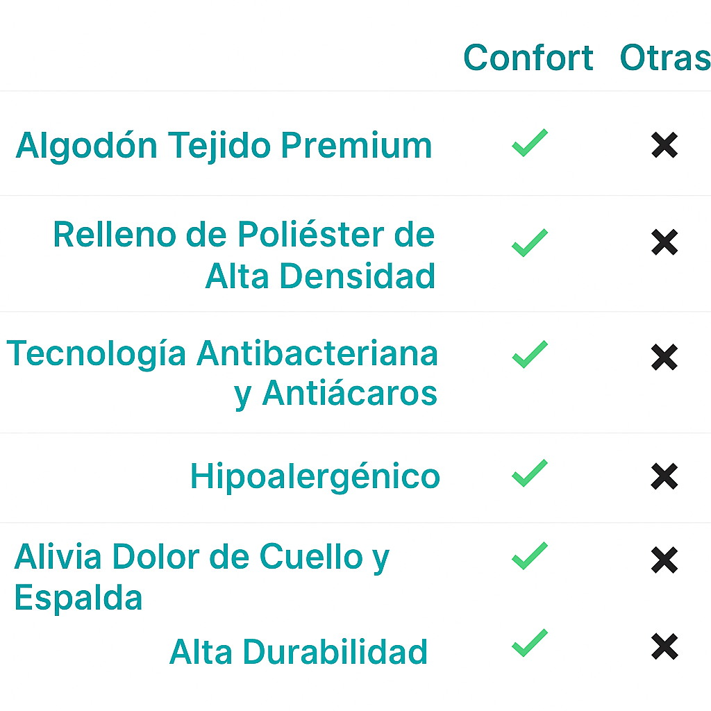 COMBO X2 ALMOHADAS CERVICALES
