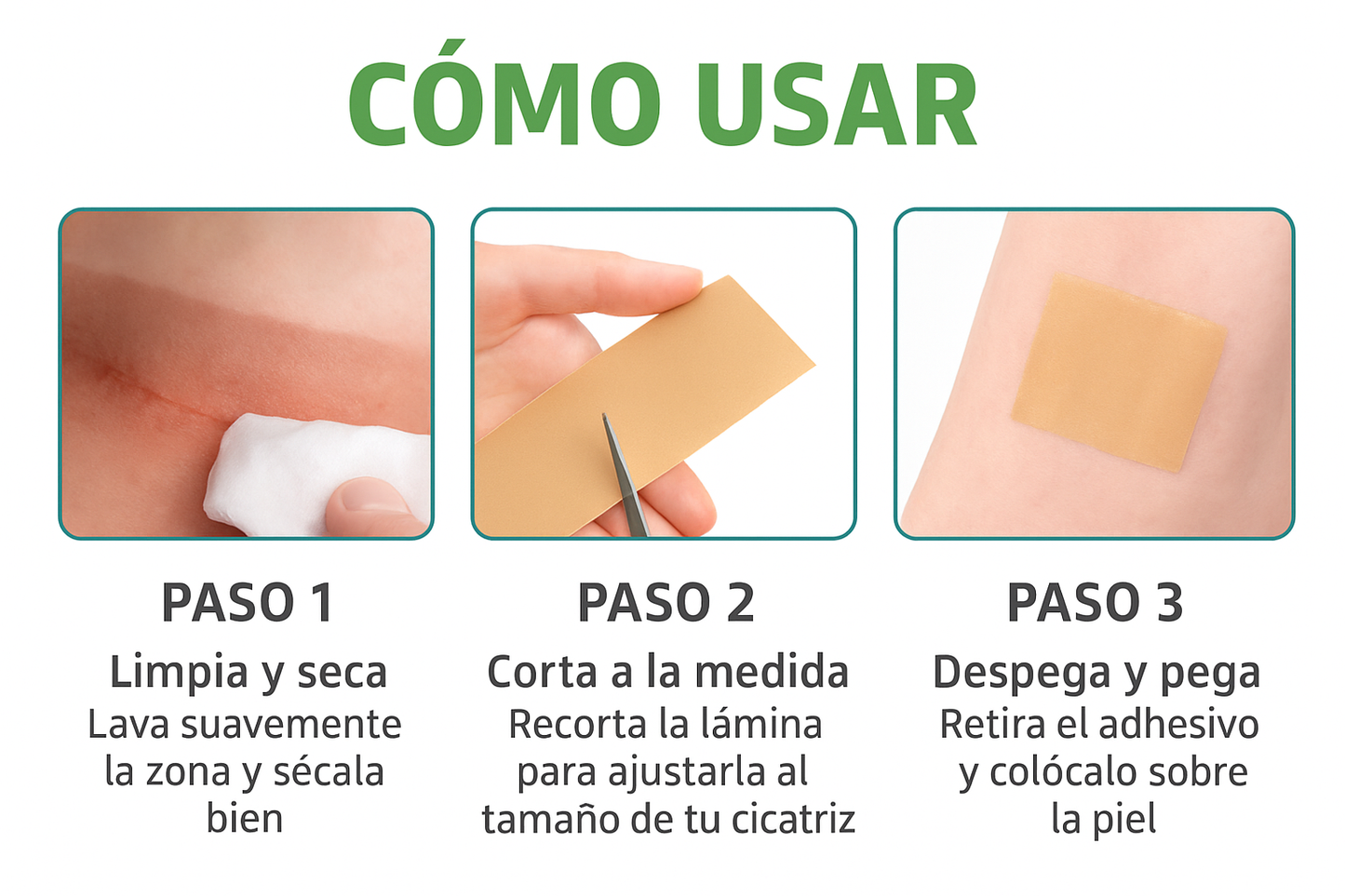 Cinta De Silicona Para Cicatrices