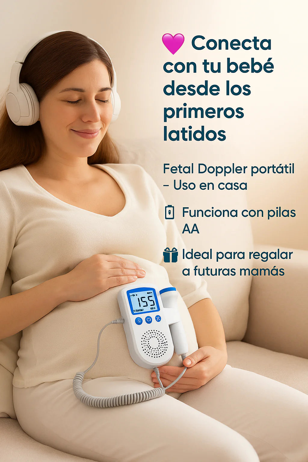 Doppler Fetal monitor de latidos