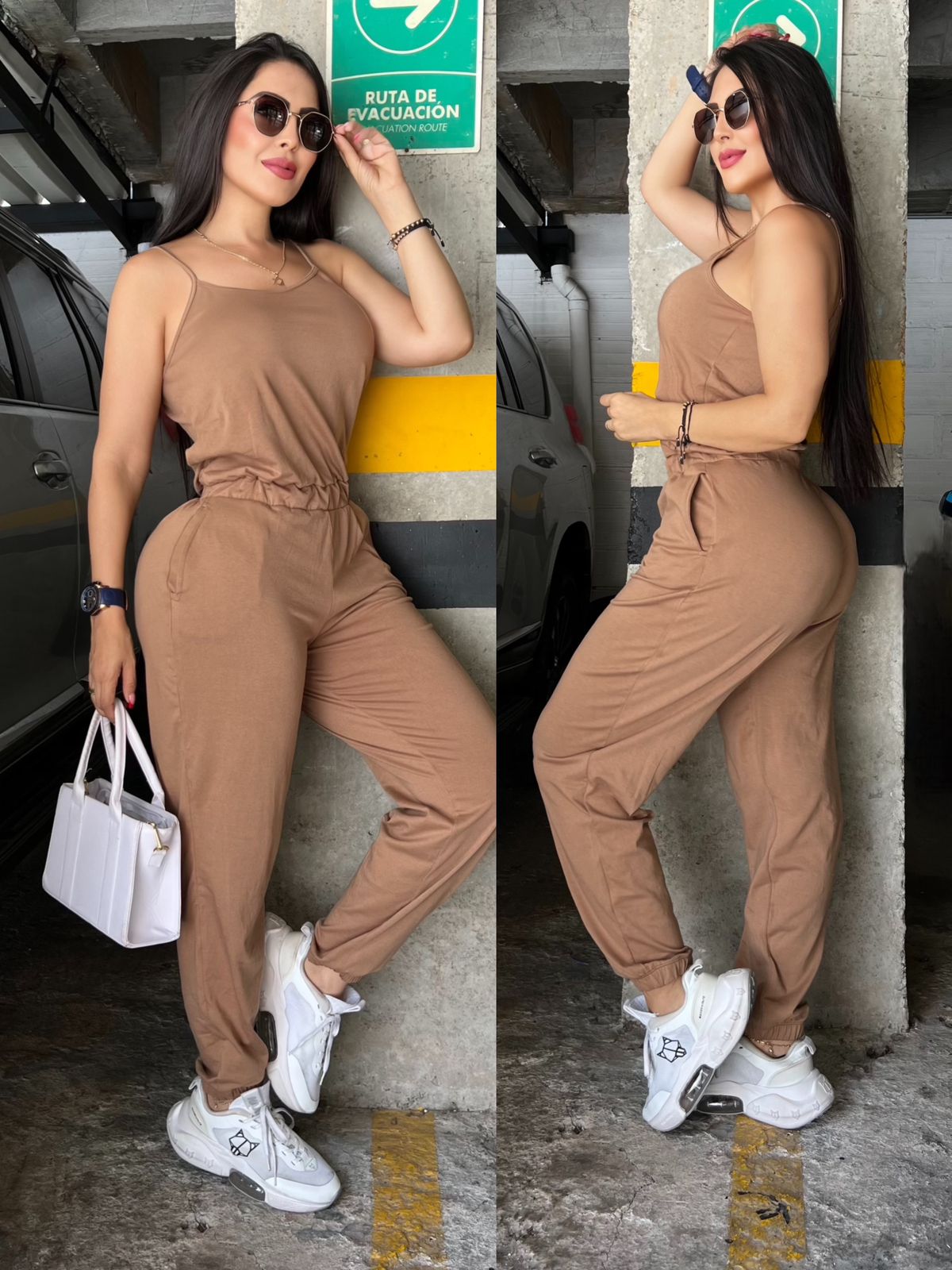 Enterizo para dama unicolor