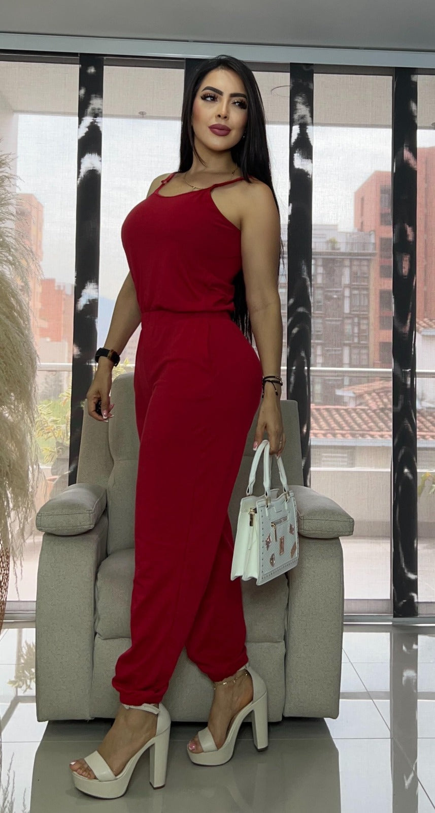 Enterizo para dama unicolor